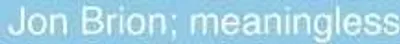 Produktbild von Meaningless
