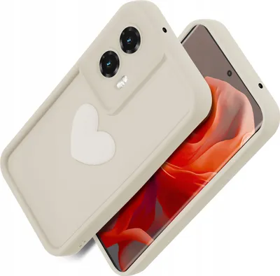Obrázok produktu pre Silikónové puzdro Motorola Moto G85 5G, MATT srdce