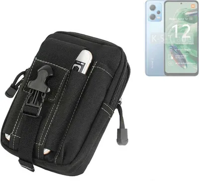 Produktbild von K-S-Trade Gürtel Tasche kompatibel mit Xiaomi Redmi Note 12 5G Gürteltasche Holster Schutz Hülle Handy Hülle Smartphone outdoor Handy-Hülle