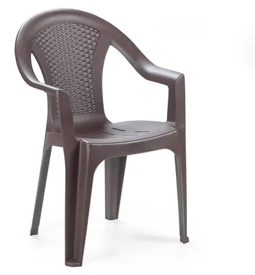 Produktbild von Gartenstuhl Bistrostuhl Stapelstuhl in Rattan-Optik