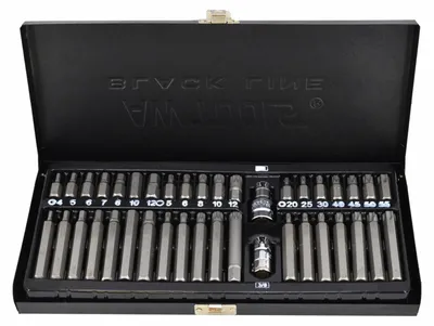 Productafbeelding van Awtools Set van 40 stuks zeskant-, Torx- en spiebitsslutsen