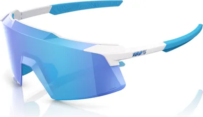 Produktbild von 100percent Aerocraft Sonnenbrille Weiß,Blau HiPER Blue Mirror/CAT3 Weiß,Blau HiPER Blue Mirror/CAT3