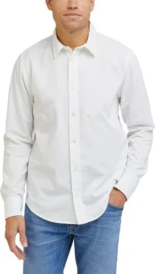 Produktbild von Lee | Herrenhemd Patch Shirt weiß Baumwolle Regular Fit Langarm Größe L