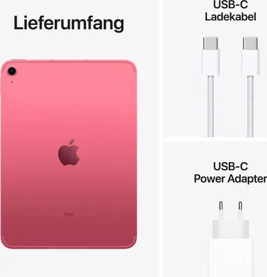 Immagine prodotto di Apple iPad 10 256GB, 5G, rosa