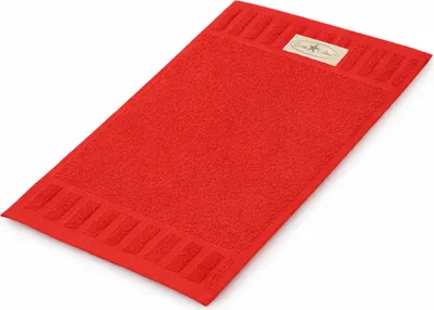 Produktbild von Casa Colori Frottier Gästetuch 30x50cm 30 x 50 cm rot Hohe Farbbrillanz, Einfache Pflege