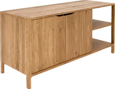 Produktbild von Sideboard in Wildeiche massiv geölt, montiert, THORNBURY-165
