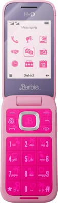 Produktbild von HMD kompatibel m. Barbie Phone Flip Klapphandy 2,8" Display 0,3 MP Kamera Pink