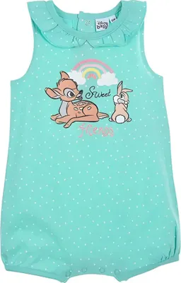 Produktbild von Disney Bambi Baby Kleinkind kurzarm Body Strampler – Blau / 74