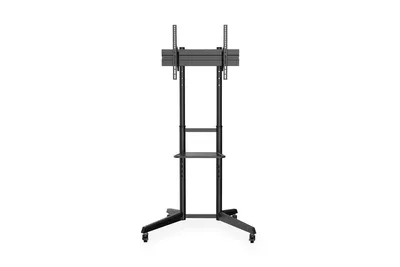 Productafbeelding van DIGITUS DA-90447 Presentatietrolley voor televisies, met opbergruimte, zwart