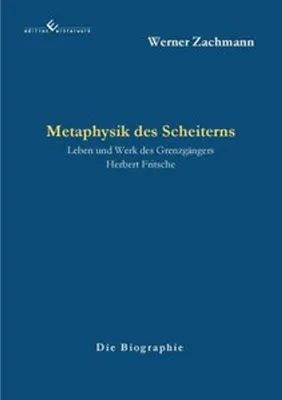 Obrázok produktu pre Metaphysik des Scheiterns