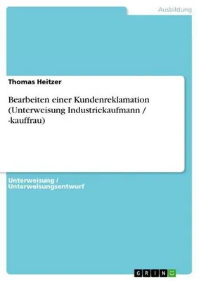 Immagine prodotto di Bearbeiten einer Kundenreklamation (Unterweisung Industriekaufmann / -kauffrau)