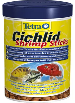 Immagine prodotto di Tetra Cichlid Shrimp Sticks 250 ml alimento base per pesci ornamentali