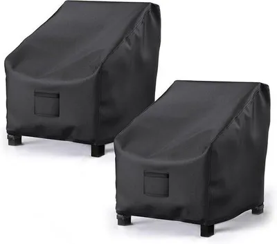 Immagine prodotto di Coperture protettive per sedie da giardino - Impermeabili - Traspiranti - 97x79x74 cm - nere