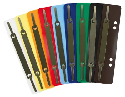 Produktbild von Soennecken Heftstreifen 3192 PP Metalldeckl. sortiert 250 St./Pack.