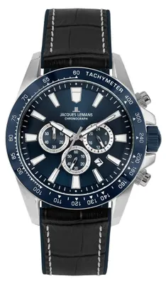 Image de Jacques Lemans Chronographe Liverpool Black - Blue