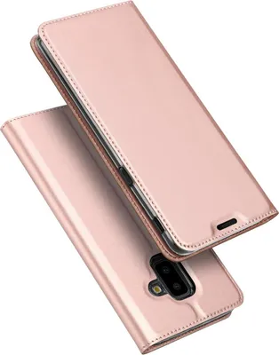 Produktbild von Handy Hülle Samsung Galaxy J6 Plus Book Case Schutzhülle Tasche Slim Flip Cover Etui