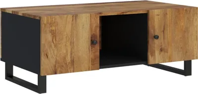 Produktbild von vidaXL Couchtisch 100x54x40 cm Massivholz Mango & Holzwerkstoff
