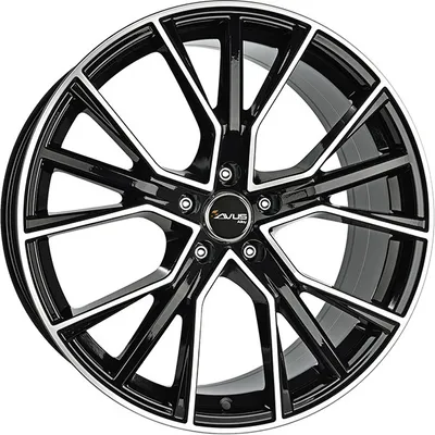 Produktbild von Alufelge Avus Af18 10X22 5X112 Et 35 Black Polished