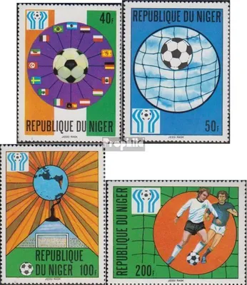 Produktbild von Briefmarken Niger 1978 Mi 619-622 (kompl.Ausg.) postfrisch Fußball WM Argentinien