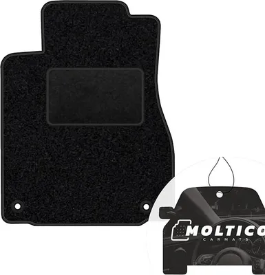 Produktbild von moto-MOLTICO Fahrer Fußmatte Auto Velours Fahrerseite Autoteppiche Schwarz Fahrermatte 1-teilig passend für Honda HR-V II 2013-2021