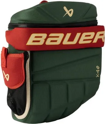 Close-up of a hockey glove.