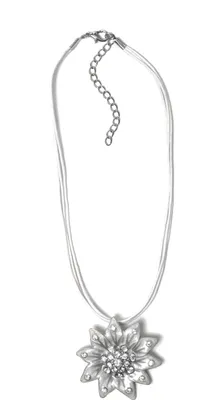 Produktbild von Kurze Kette Doris mit Blütenanhänger von collezione alessandro