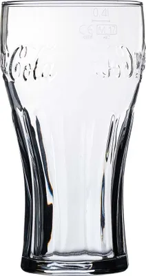 Produktbild von Arcoroc Coca-Cola Konturglas, 460ml, mit Füllstrich bei 0.4l, Glas, transparent, 6 Stück