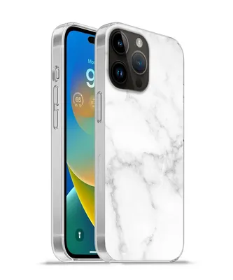 Produktbild von MuchoWow® Handyhülle Schutzhülle Hülle für Apple iPhone 14 Pro Max Marmor - Weiß - Grau - Luxus - Marmoroptik - Stein Silikon Softcase Handy Hülle - Hardcover