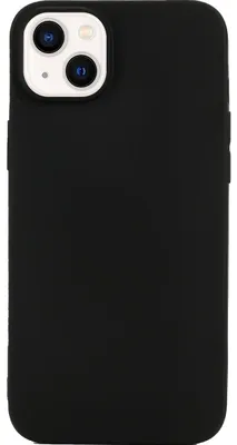 Produktbild von Mobigear Colors iPhone 14 Hülle, flexibles TPU-Rückseitenetui – Schwarz