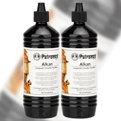 Produktbild von Alkan | Original Petromax Lampenöl | 2 x 1 Liter | Paraffinöl