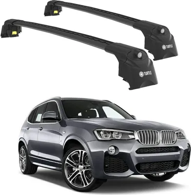 Zdjęcie produktu dla TURTLE BAGAŻNIK DACHOWY AIR-2 , Czarny do BMW X3 F25 2011 - 2017 (SUV)