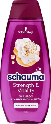 Produktbild von Schauma Strength & Vitality Shampoo for Thin and Brittle Hair 400ml