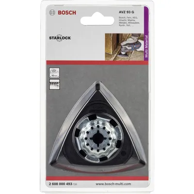 Produktbild von Bosch 2 608 000 493, Plattenschleifer, Universal, Holz, Velcro, Bosch, 9,3 cm, 1 Stück(e)