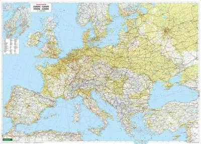 Produktbild von FuB Europa physisch 1 : 3 500 000 Planokarte