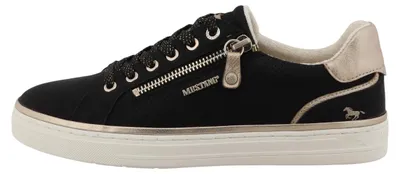 Imagen del producto de Zapatos deportivos Mustang para mujer, con cordones, color negro, para uso diario