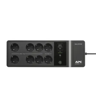 Produktbild von APC Back-UPS 850VA, 230V, USB Type-C and A charging ports, Batterie 12V, 9.0Ah, Standby (Offline), 0,85 kVA, 520 W, Sine, 220 V, 230 V