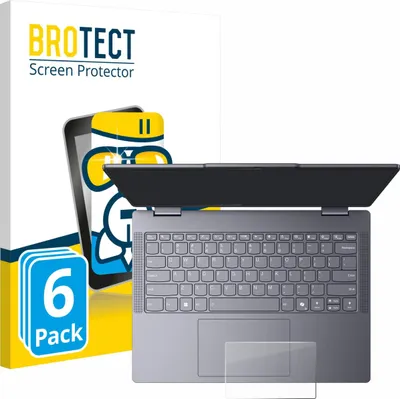 Produktbild von 6x BROTECT Schutzglas für Lenovo IdeaPad 5 2-in-1 14" Touchpad Schutzfolie Panzer Folie Glas Display Schutz klar