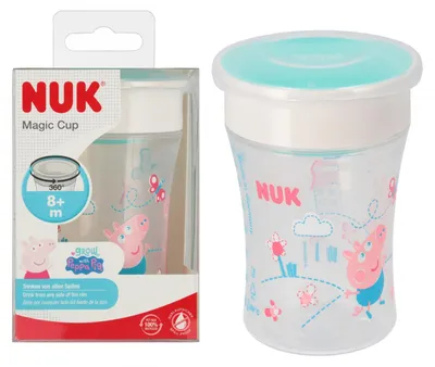 Produktbild von NUK Trinkbecher, 230 ml, ab 8 Monaten. Magic Cup Peppa Pig, Artikelnummer 10255009