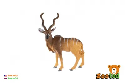 Produktbild von Kudu groß zooted Plastik 14cm