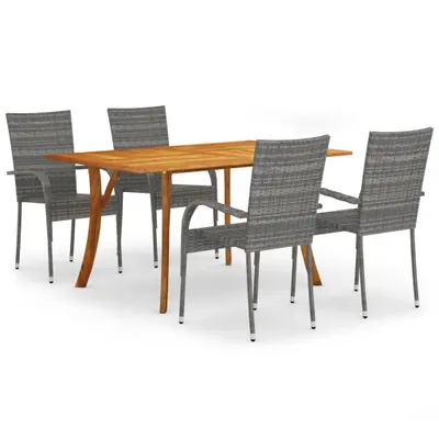 Produktbild von 5-tlg. Garten-Essgruppe Grau