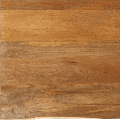 Immagine prodotto di Maison Exclusive - Piano del tavolo con bordo naturale, 40x40x2,5 cm, in legno massello di mango