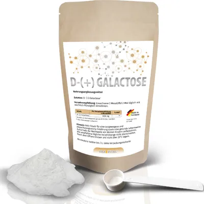 Produktbild von D (+) Galaktóza v prášku 1000 g