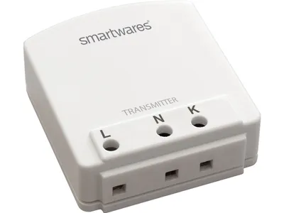 Produktbild von Smartwares SH5-TBR-A SmartHome Mini Funk-Einbausender, Wand-montiert, RF Kabellos / Verkabelt, Verkabelt & Kabellos, 1 Kanäle, 433.92 MHz, Smartwares Smarthome\HomeWizard