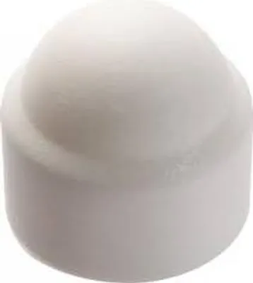 Image de Boîte de 100 caches écrous hexagonaux blancs Ø 10mm ACTON - 8560110