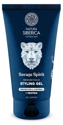 Obrázok produktu pre Natura Siberica Men Savage Spirit. Stredne pevný stylingový gél. Ochrana a kontrola, 150 ml