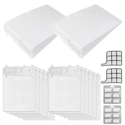 Staubsaugerbeutel VK135 VK136+ 2 Filter Zubehörset, 3 Stück