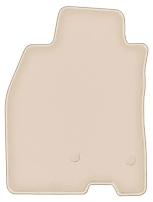 Produktbild von DURBAN Beige Velours-Fahrerfußmatte für Renault Megane III Schrägheck, Coupé, grandtour, Kombi (2008-2015)