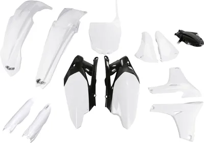 Produktbild von Verkleidungskit UFO PLAST 12-teilig Verkleidungssatz Kunststoff mit Gabelschutz für Yamaha YZ F 450 ccm Bj. 2011 - 2013, Farbe:weiß OEM