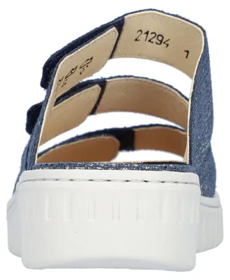 Produktbild von Waldläufer H-Willow Pantolette Blau in Gr. 41