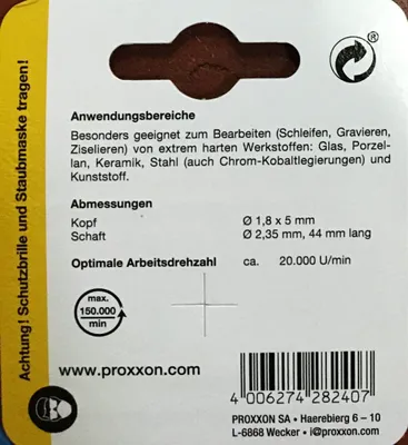 Produktbild von Proxxon 28240, Edelstahl, 1,98 mm